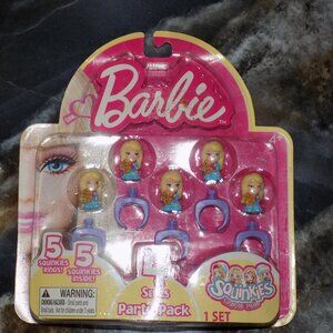 Barbie Squinkies/Rings Party Pack Series 4 NEW 2012